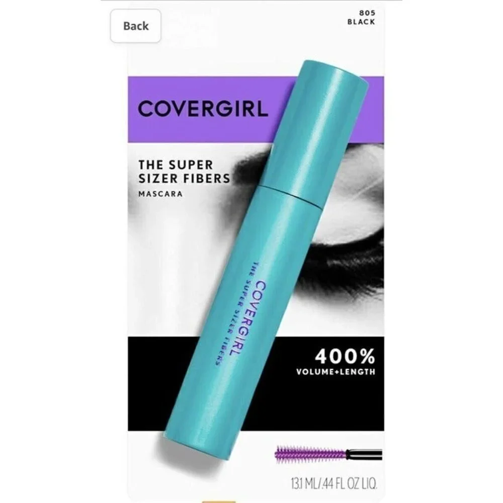 COVERGIRL The SUPER SIZER FIBERS Mascara VERY BLACK #800